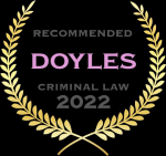 recommended doyles criminal law firm 2022 award winner