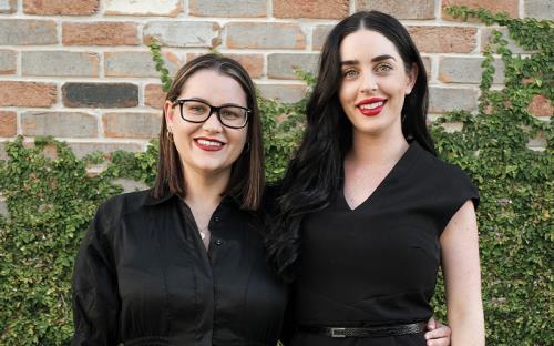 sharna bryson office manager and chantelle allen solicitor lumme rynderman legal 